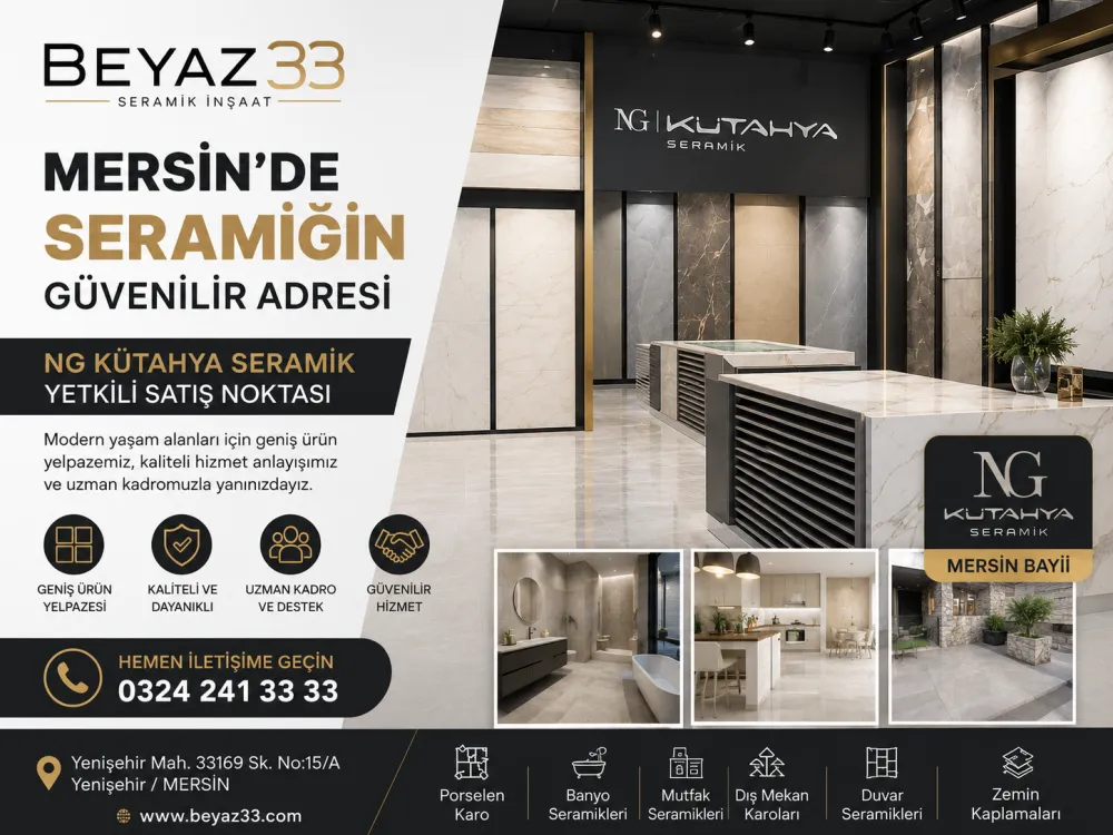 Mersin'de Seramik Almayı Düşünüyorsanız Doğru Yerdesiniz