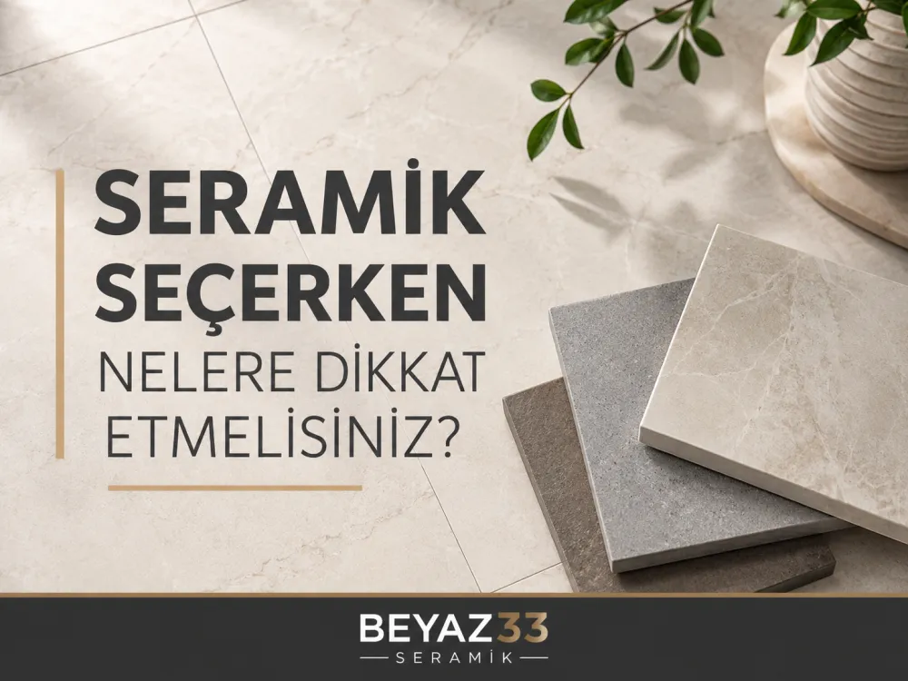 Seramik Seçerken Nelere Dikkat Etmelisiniz?